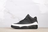 Air Jordan 3 Retro Black and White Lightning Basketball Shoes Unisex Sneaker