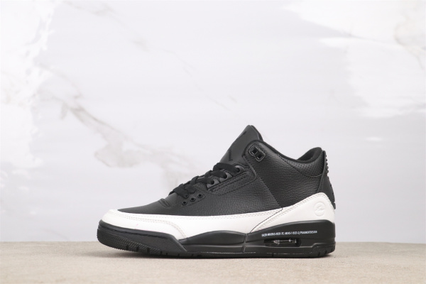 Air Jordan 3 Retro Black and White Lightning Basketball Shoes Unisex Sneaker