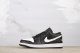 Air Jordan 1 Retro Low Black White Basketball Shoes Men Sneaker