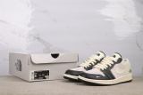 The North Face x Air Jordan 1 Retro Beige Black Basketball Shoes Unisex Sneaker