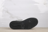 Air Jordan 1 Low Retro Black Grey Basketball Shoes Unisex Sneaker