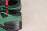 Air Jordan 4 RM  Bred  Retro Low Black Green Basketball Shoes Unisex Sneaker