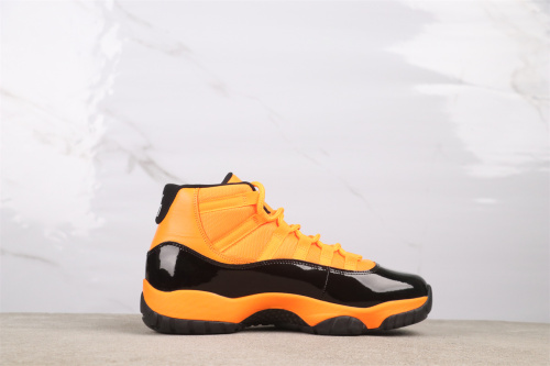 Air Jordan 1 Retro High Black Orange Yellow Basketball Shoes Men Sneaker