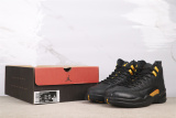 Air Jordan 12  Black Taxi  Retro High Basketball Shoes Men Sneaker
