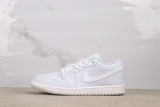 Air Jordan 1 Low Retro Light Blue Basketball Shoes Unisex Sneaker