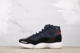 Air Jordan 11 Retro High Black Deep Blue Basketball Shoes Men Sneaker