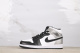 Air Jordan 1 Retro Mid Black Silver Basketball Shoes Unisex Sneaker