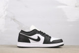 Air Jordan 1 Retro Low Black White Basketball Shoes Unisex Sneaker