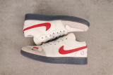 Supreme x Air Jordan 1 Low Retro Basketball Shoes Unisex Sneaker
