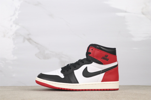 Air Jordan 1 High OG  Black Toe Reimagined  Retro Basketball Shoes Couple Sneaker