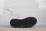 Air Jordan 1 Low Retro White Black Pink Basketball Shoes Unisex Sneaker