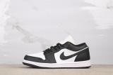 Air Jordan 1 Retro Low Black White Basketball Shoes Unisex Sneaker