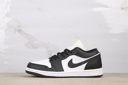 Air Jordan 1 Retro Low Black White Basketball Shoes Unisex Sneaker