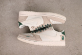 Travis Scott x Bape x Air Jordan 1 Low Retro Grey Green Black Inverted Hook Basketball Shoes Couple Sneaker