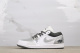 Air Jordan 1 Low Retro Silver Scale Basketball Shoes Men Sneaker