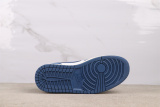 Air Jordan 1 Low SE Retro White and Blue Basketball Shoes Unisex Sneaker