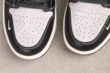 The North Face x Air Jordan 1 Low Retro Black White Basketball Shoes Unisex Sneaker