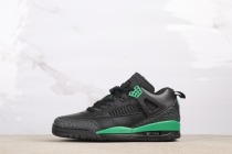 Nike Jordan Spizike Low Retro Black Green Basketball Shoes Unisex Sneaker