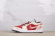 Air Jordan 1 Retro Low White Red Basketball Shoes Unisex Sneaker