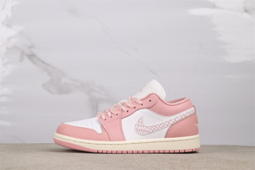 Air Jordan 1 Low Retro Rouge Pink Basketball Shoes Women Sneaker