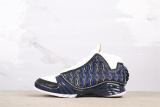 Air Jordan 23 Retro High White Deep Blue Basketball Shoes Men Sneaker