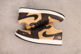 The North Face x Air Jordan 1 Retro Low Brown Basketball Shoes Unisex Sneaker