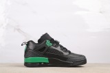 Nike Jordan Spizike Low Retro Black Green Basketball Shoes Unisex Sneaker
