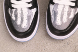 Air Jordan 1 Retro Mid Black Grey Basketball Shoes Unisex Sneaker
