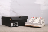 Air Jordan 1 Low SE Retro Beige Grey Basketball Shoes Unisex Sneaker