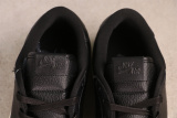 Air Jordan 1 Low OG  No Swoosh Pack  Retro Black Basketball Shoes Unisex Sneaker