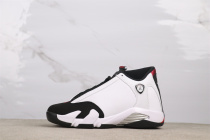 Air Jordan 14  BLACK TOE  Retro Black White Basketball Shoes Men Sneaker