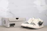 The North Face x Air Jordan 1 Low Retro Beige Gray Basketball Shoes Unisex Sneaker