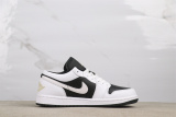 Air Jordan 1 Retro Black White Reverse Panda Basketball Shoes Unisex Sneaker