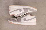 Air Jordan 1 Low SE Retro Beige Grey Basketball Shoes Unisex Sneaker