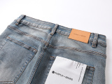 Purple Brand New Fashion Slimming Small Leg Elastic Jeans