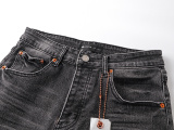 Purple Brand New Retro Slimming Small Foot Elastic Denim Pants