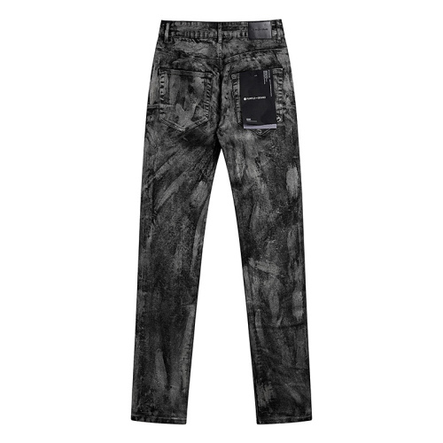 Purple Brand New Retro Slimming Small Leg Elastic Jeans