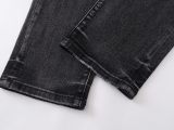 Purple Brand New Classic Slimming Small Leg Elastic Jeans