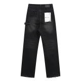 Purple Brand New Fashion Diamond Loose Straight leg Jeans