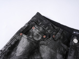 Purple Brand New Retro Slimming Small Leg Elastic Jeans