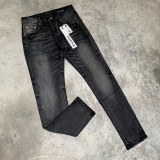 Purple Brand New Classic Slimming Small Leg Elastic Jeans