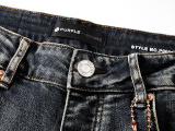 Purple Brand New Personalized Slimming Small Leg Elastic Jeans