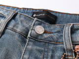 Purple Brand New Fashion Slimming Small Leg Elastic Jeans