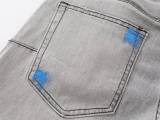 Purple Brand New Fashion Slimming Small Leg Elastic Jeans
