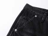 Purple Brand New Fashion Diamond Loose Straight leg Jeans