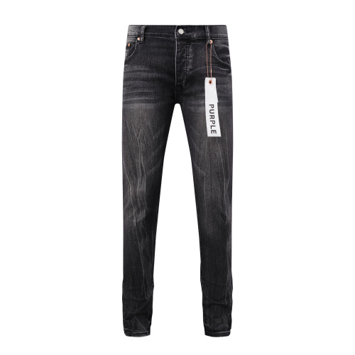 Purple Brand New Classic Slimming Small Leg Elastic Jeans