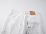 Purple Brand New Fashion Micro Horn Elastic Jeans