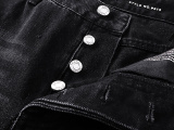 Purple Brand New Fashion Diamond Loose Straight leg Jeans