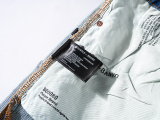 Purple Brand New Fashion Full Diamond Slim Fit Small Leg Elastic Jeans
