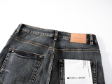 Purple Brand New Personalized Slimming Small Leg Elastic Jeans